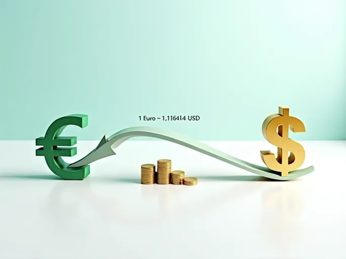 如何轻松将欧元兑换为美元5欧元可得583美元