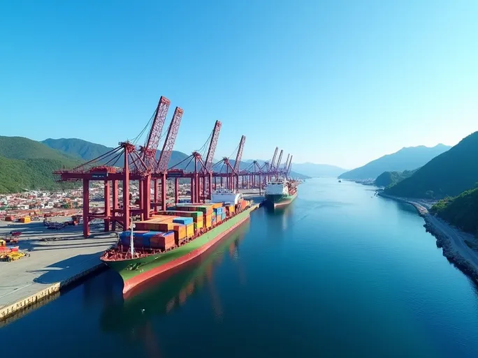 拉萨罗卡德纳斯港口墨西哥西海岸的战略深水港