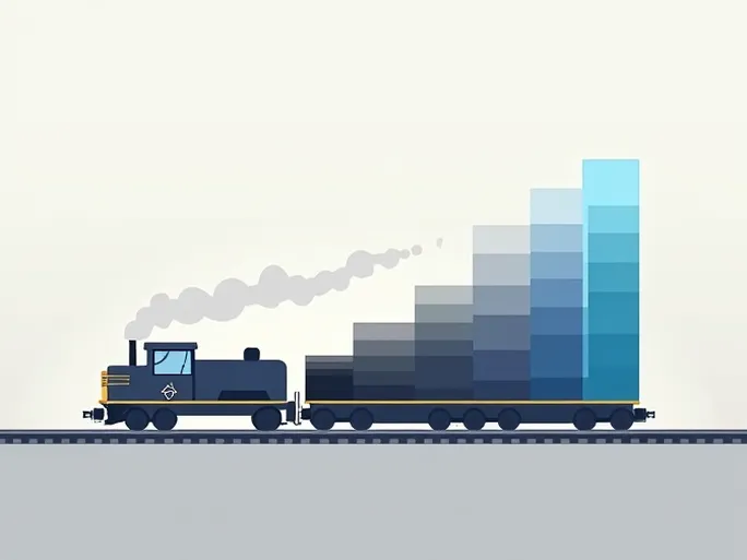 US Rail Freight Declines Amid Demand Slump Structural Shifts