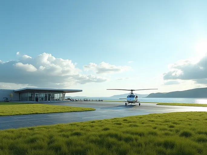 彼得黑德直升机场英国北海的隐秘门户