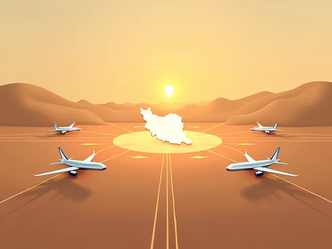 伊朗克尔曼机场中东航空枢纽新星