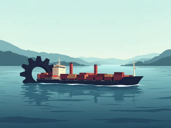 Container Ship Loses Power in Solent Strait Delays Shipping