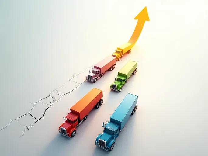 Trucking Rates Rise Amid Summer Surge ELD Uncertainty