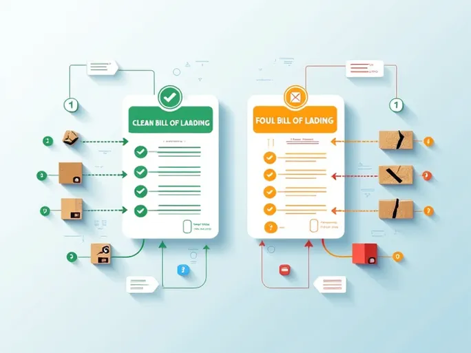 Understanding the Difference and Importance of Clean and Foul Bills of Lading in International Trade
