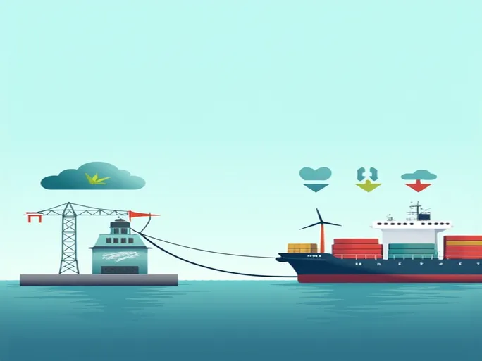 宁波港智能岸电项目助力减排与环保