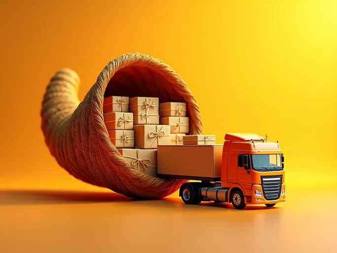 感恩节后货运市场井喷DAT数据揭示卡车运力复苏信号