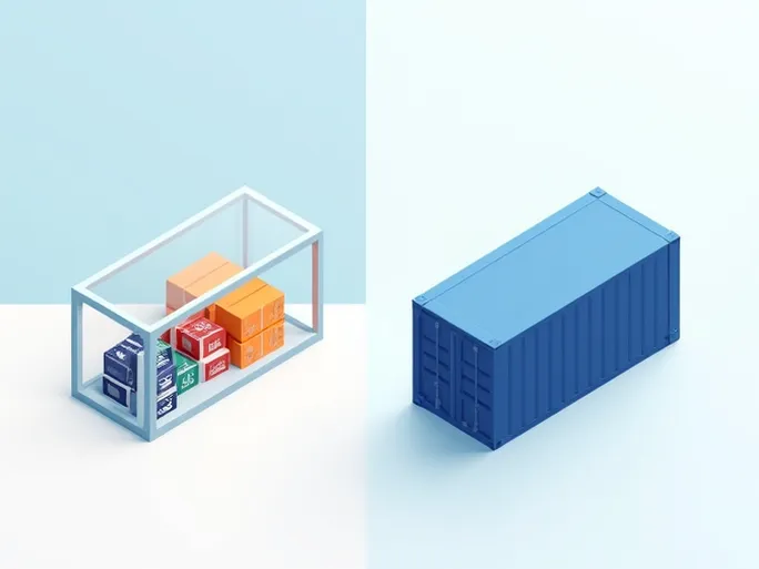 拼箱与整箱运输的全面比较