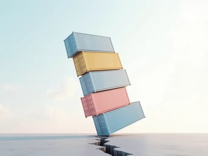 关税大限在即美国集装箱进口量再创新高供应链风险警报拉响