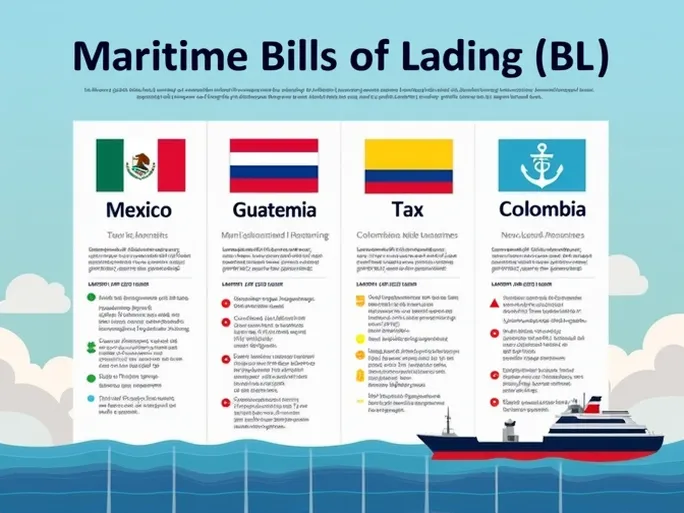 Detailed Requirements for Shipping Bills in Latin American Ports