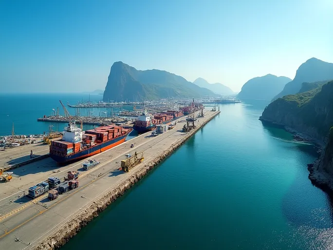 维塔港口概览拉斐尔弗雷勒的海上交通枢纽