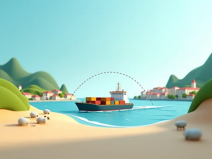 新西兰至青岛海运邮件指南高效合规与成本优化