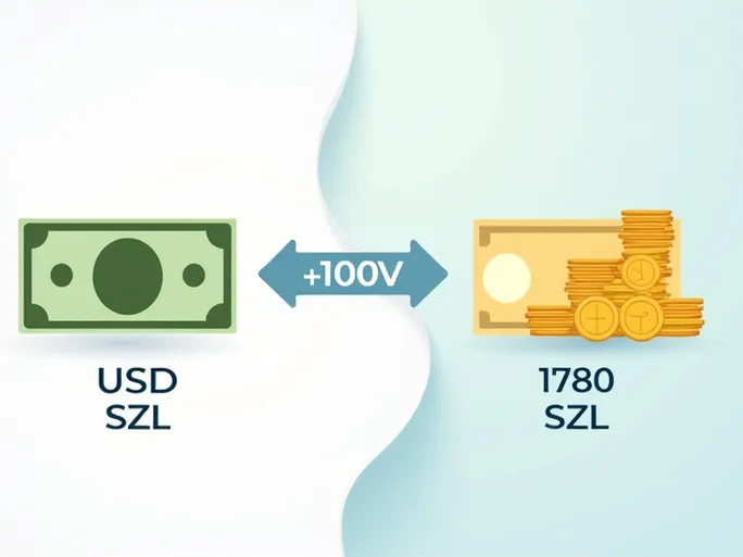 如何将100美元转换为斯威士兰伦吉尼