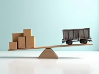 US Rail Freight Carloads Rise Intermodal Declines