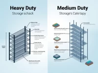 Warehouse Efficiency: Choosing Between Heavy-Duty and Medium-Duty Storage Racks