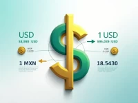 Mexican Peso Weakens Against US Dollar in Realtime Trading