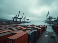 西雅图港停靠全无美国对华关税重创贸易流通