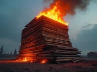 加拿大林火肆虐叠加关税威胁木材价格飙升或冲击美国建筑业