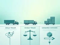 货代物流术语解析单放单拖双拖双背与拼柜的区别