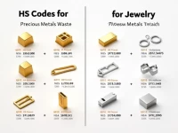 HS Codes for Precious Metal Waste Jewelry Face New Regulations