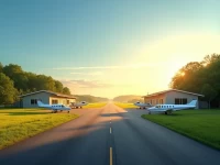 冷湖地区机场连接加拿大的空中门户