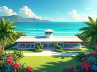 探索美丽的盐湾岛迷人的土克凯可斯运输枢纽