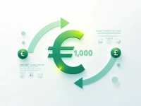 实时汇率分析1000欧元兑换为86541英镑