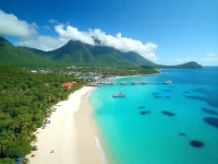 拉罗汤加岛南太平洋上的明珠与交通枢纽