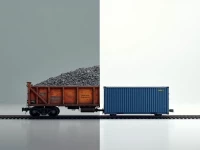 US Rail Freight Gains in Carloads Loses in Container Volumes