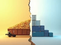 美国铁路货运量现分化车皮量增集装箱量降2023年1月14日当周