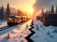 US Rail Freight Gains in Carloads Dips in Container Volumes