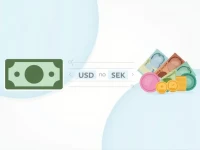 USD to SEK Current Exchange Rate for 10 to Krona