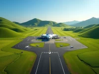 探索嫩绿土地上的空中门户钦戈兹机场概览