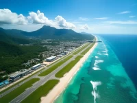 凯恩斯国际机场澳大利亚航空枢纽的标志性坐标