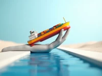 Tilted Cargo Ship Rescued in Suez Canal Traffic Unaffected