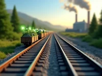 US Rail Freight Gains in Carloads Dips in Container Volumes